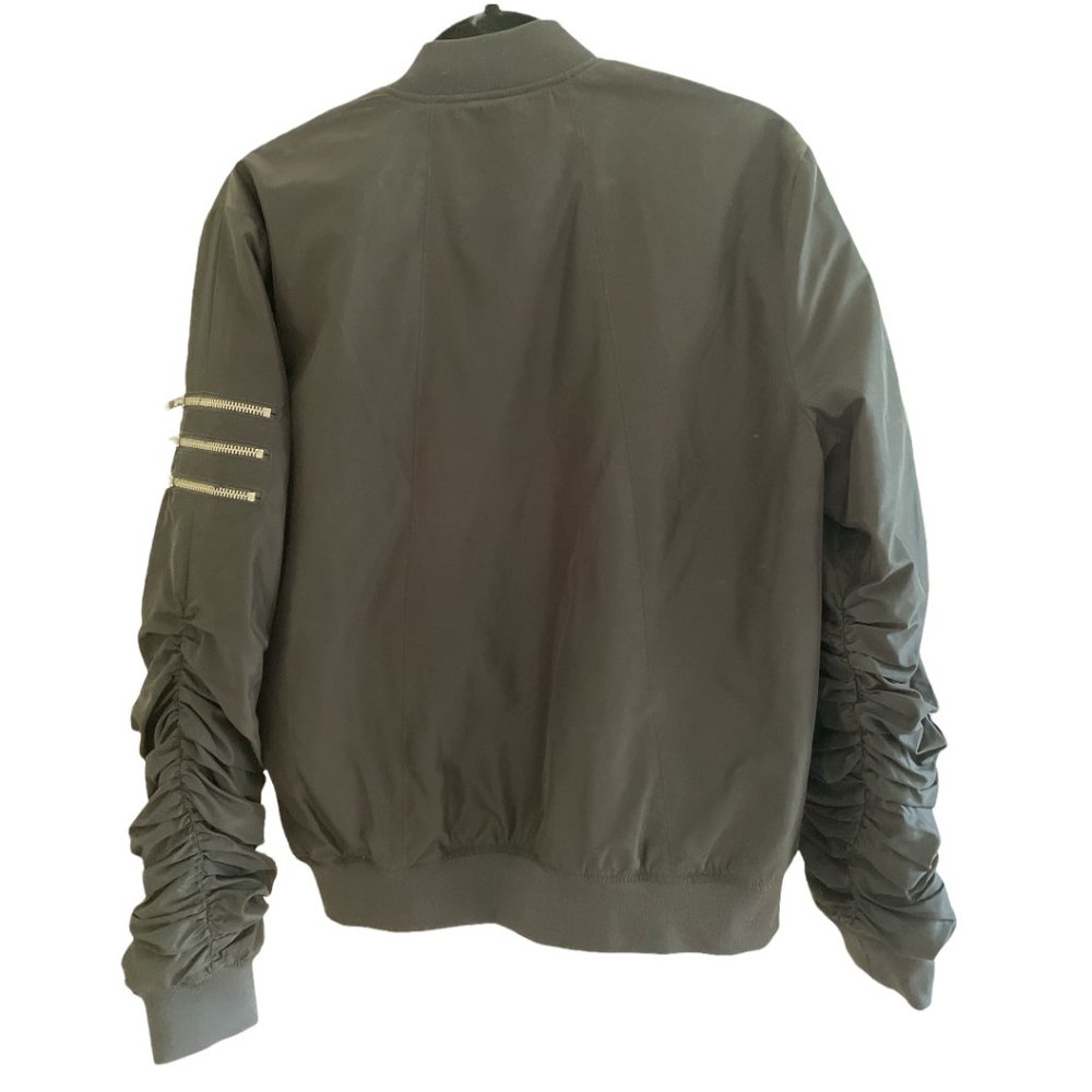 NANA JUDY Black La Brea Bomber Jacket Sz S - Picture 6 of 10